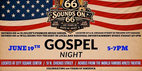 Sounds on 66: Gospel Night (Band TBA at City Square)