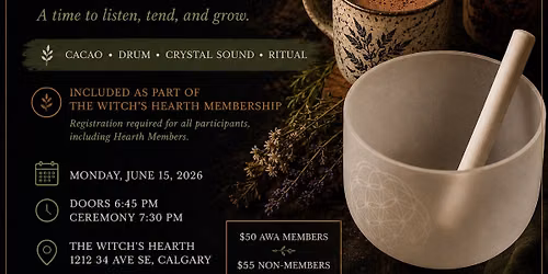 The Living Garden New Moon Cacao & Sound Ritual