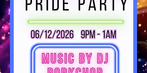 Neon Pride Party @ The Lazy Oaf!