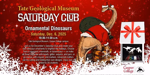 Saturday Club at the Tate Geological Museum