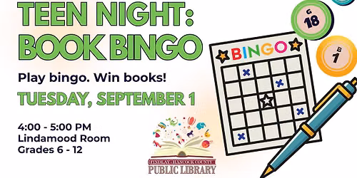 Teen Night: Book Bingo