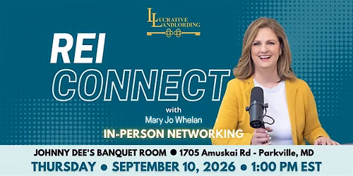 REI Connect \u2728 IN-PERSON NETWORKING 9.10.2026