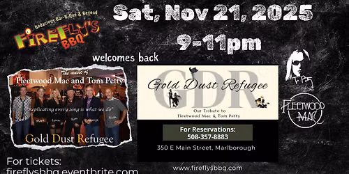GDR returns to Firefly's BBQ
