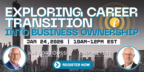Exploring Career Transition into Business Ownership-In Person Workshop