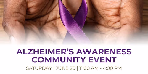 Alzheimer's Awareness Community Event
