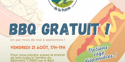 BBQ GRATUIT \u00c0 LA FERMETTE