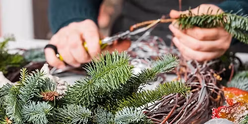 Holiday Rustic Wreath\/Swag Workshop~ The Nook~ Dover, NH