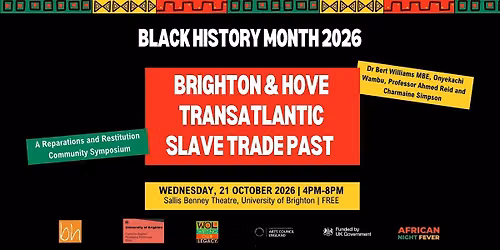 Brighton and Hove City\u2019s Transatlantic Slave Trade Past