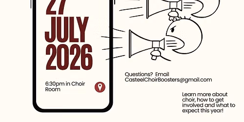 Choir Booster Meeting