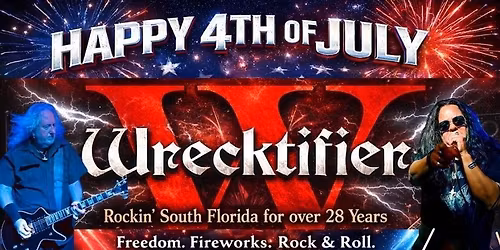 WRECKTIFIER ROCKS THE BIERGARTEN IN BOCA RATON w\/SPECIAL GUEST DJ TAEROCK