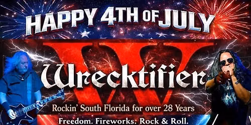 WRECKTIFIER ROCKS THE BIERGARTEN IN BOCA RATON w\/SPECIAL GUEST DJ TAEROCK