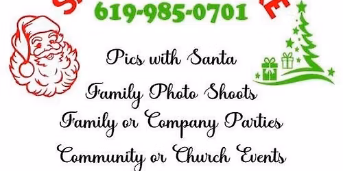 Santa visits for you Christmas party\/Event