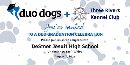 Duo Dogs Graduation Ceremony