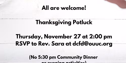 Thanksgiving Potluck