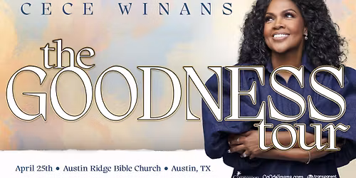 Cece Winans at New Jersey Performing Arts Center