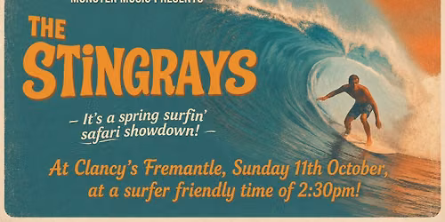 The Stingrays - at Clancy\u2019s Fremantle