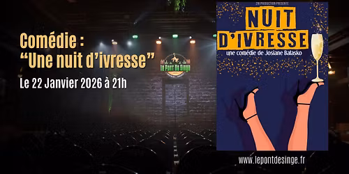 Com\u00e9die : "Une nuit d'ivresse"