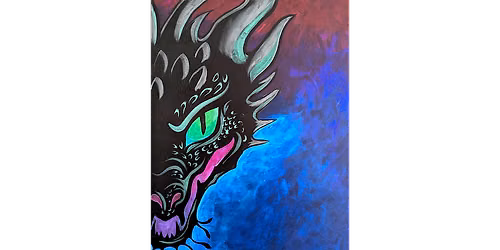Midnight Dragon Glow - Paint and Sip in Sacramento | Classpop!\u2122