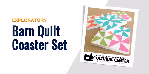 Exploratory: Barn Quilt Coaster Set