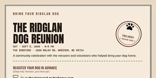 The Ridglan Dog Reunion