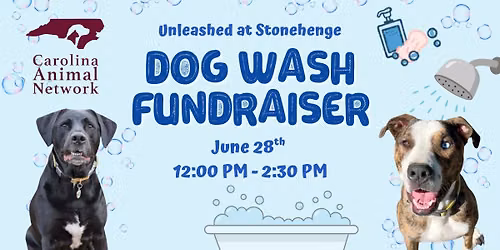 Dog Wash Fundraiser with Carolina Animal Network