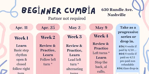 Beginner Cumbia Series Week 4