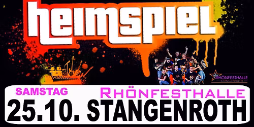 Heimspiel live in der Rh\u00f6nfesthalle Stangenroth \/ 25.10.2025
