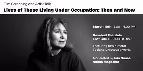 Film Screening and Artist Talk with Tatiana Chistova