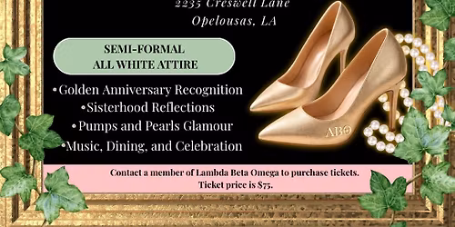 Pumps and Pearls: A Golden Anniversary Affair
