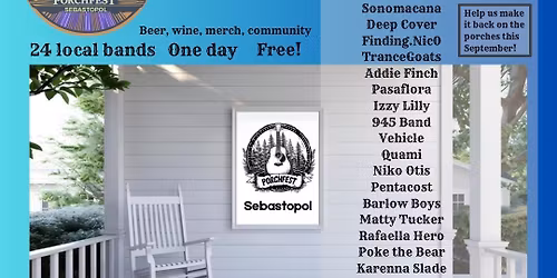 Sebastopol mini-Porchfest Fundraiser