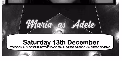 Adele & Friends Tribute Night - 13th December