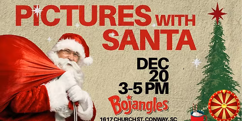 Pictures with Santa at Bo-Jingles in Cownay, SC