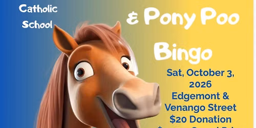 Fall Bazaar and Pony Poo Bingo
