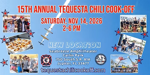 15th Annual Tequesta Chili Cook-Off and Beer Tasting Event