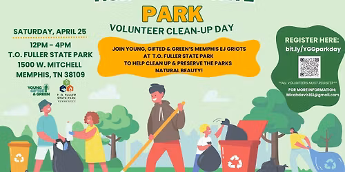 Earth Month 2026: T.O. Fuller Park Volunteer Clean-Up Day
