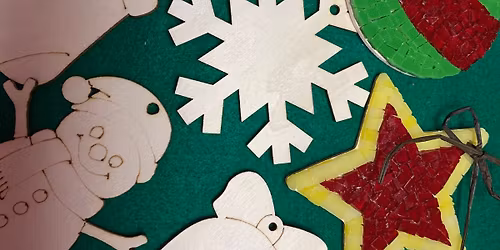 Beginner Mosaic Christmas Ornament Class
