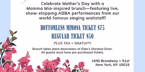 Mamma Mia Brunch at City Winery - Atlanta