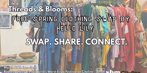 Threads & Blooms: Free Spring Clothing Swap