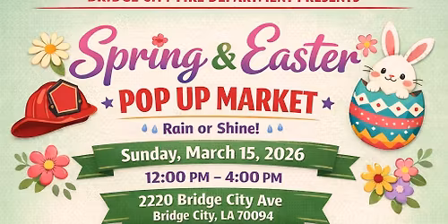 Spring & Easter Pop Up Market