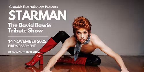Starman The David Bowie Tribute Show at Bird's Basement
