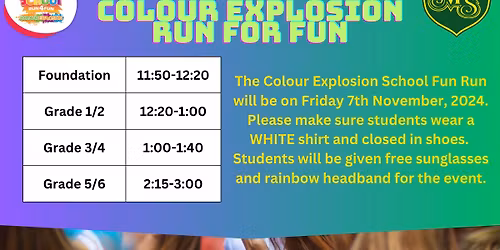 Colour Explosion Fun Run