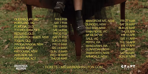 Craft Music presents MEG WASHINGTON: Natural Beauty Tour