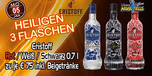 HEILIGEN 3 FLASCHEN - Linzer Mausefalle