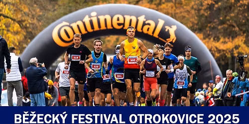 CONTINENTAL B\u011b\u017eeck\u00fd festival Otrokovice 2025 - maraton, p\u016flmaraton, \u0161tafetov\u00fd p\u016flmaraton, ml\u00e1de\u017e
