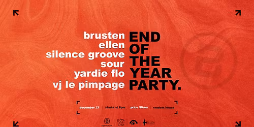 B:pressure & DrumAndBassRo pres. End of the year party \u2022 Random House \u2022 27.12