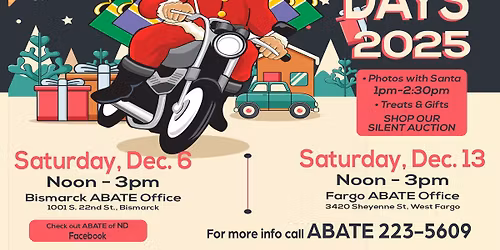 ABATE of ND SANTA DAY