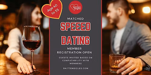 MATCHED Speed Dating - Omaha Area (40 to 55 )