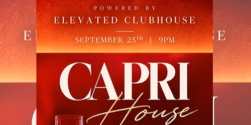 Capri House \nA Night In Italy (Copy)