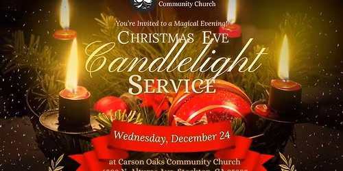Christmas Eve Candlelight Service @ Carson Oaks