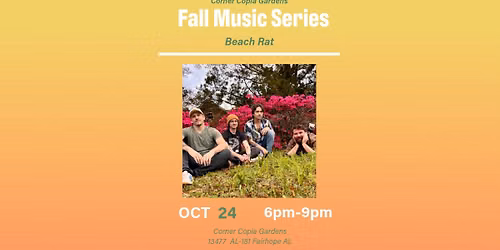 Fall Music Series - Live Music with Beach Rat